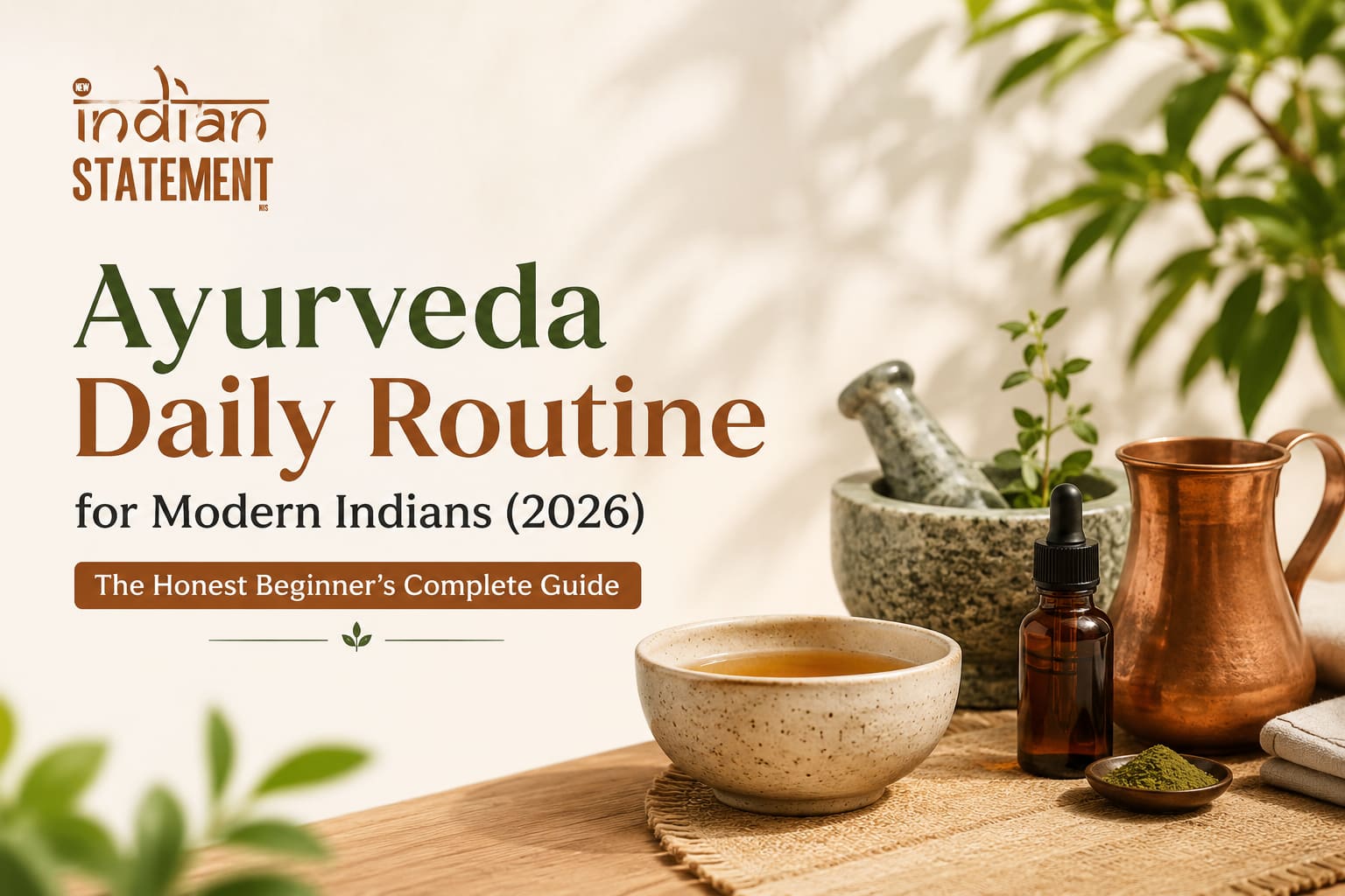 Ayurveda Daily Routine For Modern Indians (2026): The Honest Beginner’s Complete Guide