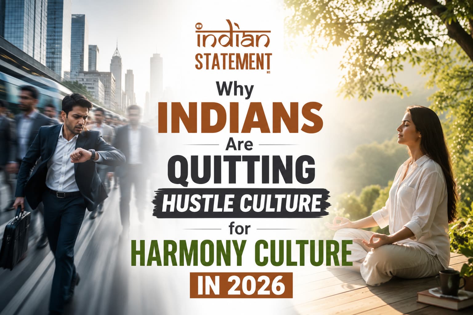 Why Indians Are Quitting Hustle Culture For Harmony Culture in 2026