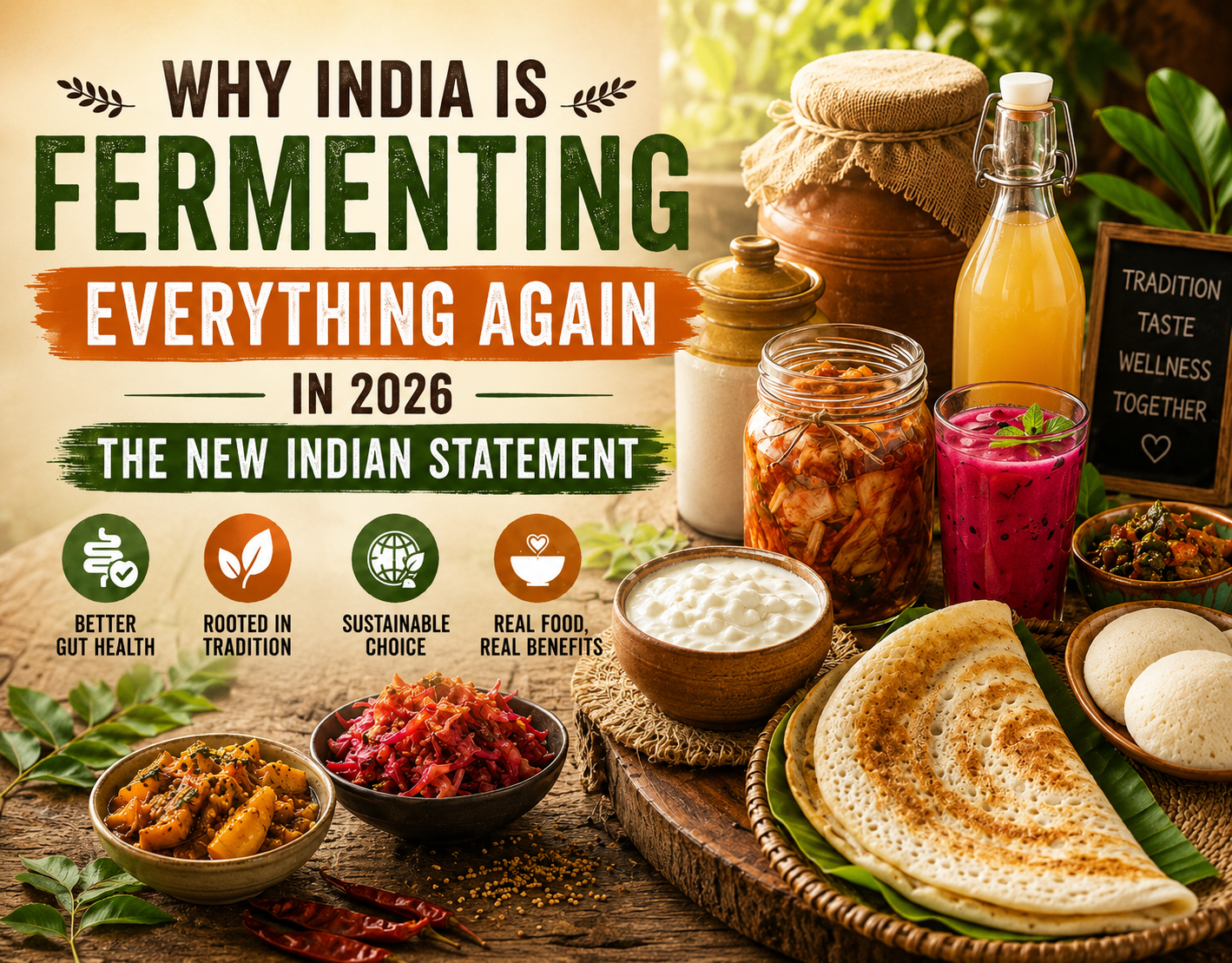 The Rise of “Ferment Everything” – Why Young Indians Are Reviving Lost Fermentation Techniques in 2026