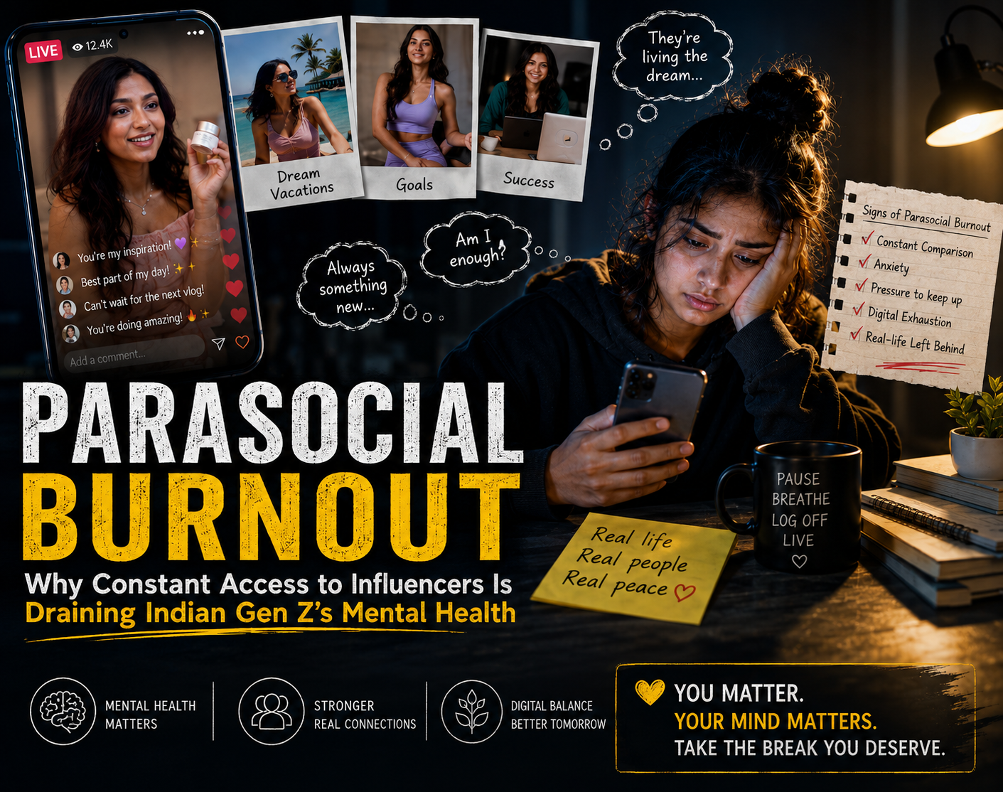 Parasocial Burnout Gen Z India