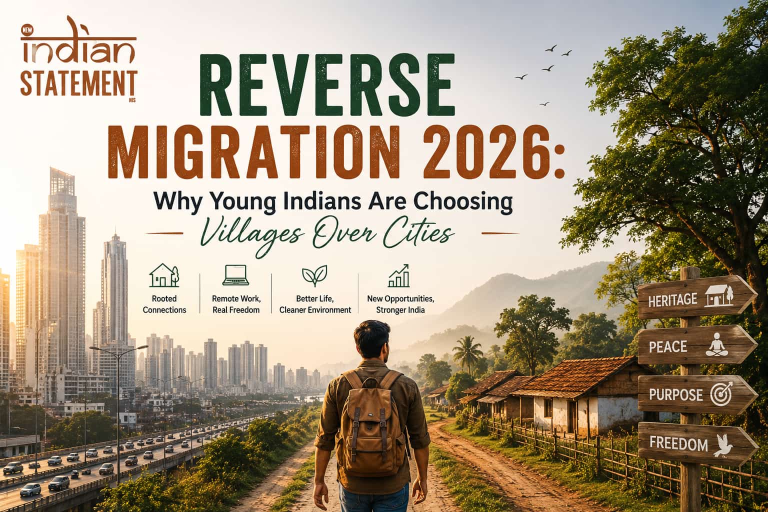 Reverse Migration 2026: Why Young Indians Are Choosing Villages Over Cities