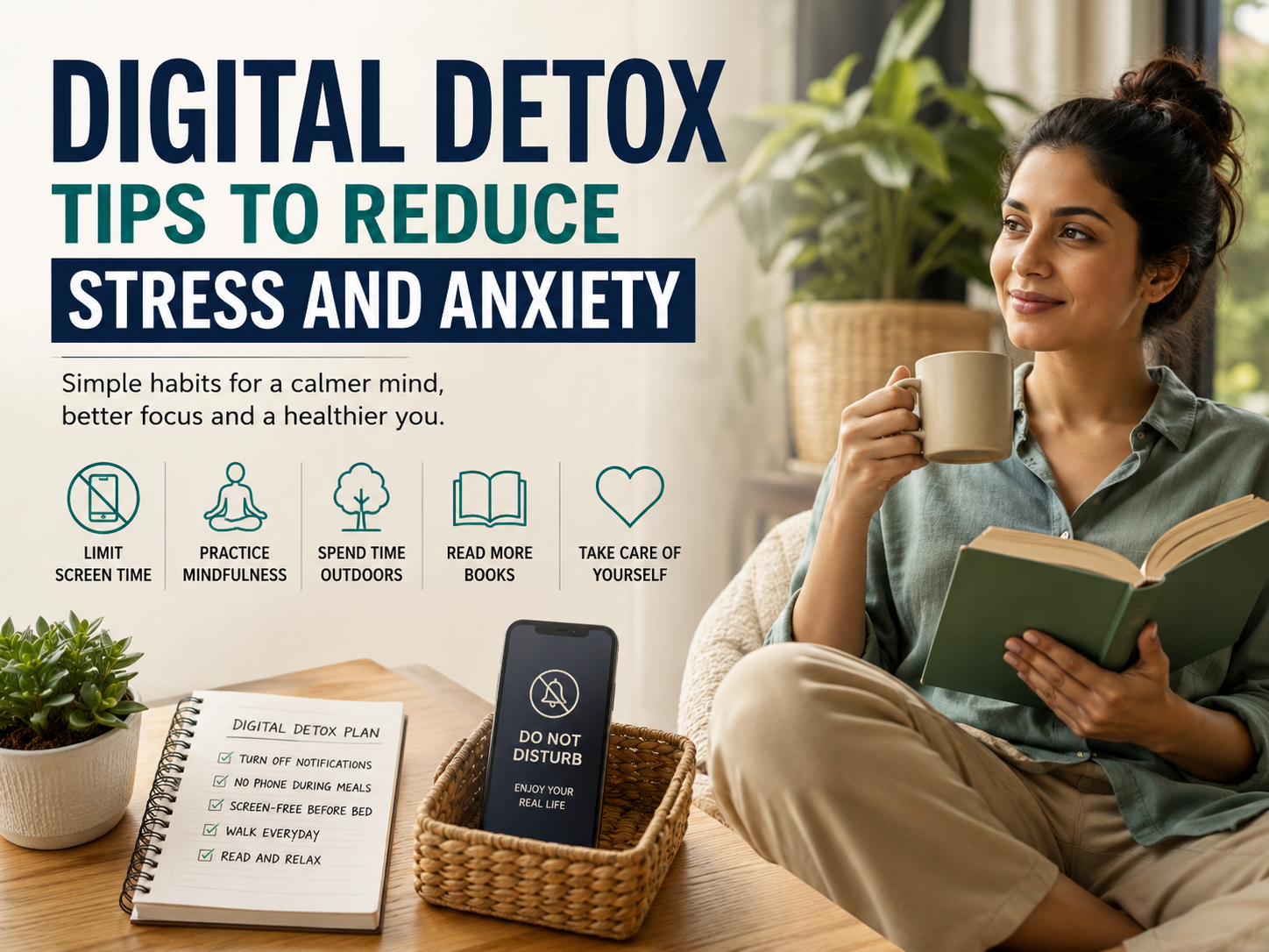 Digital Detox Tips to Reduce Stress and Anxiety