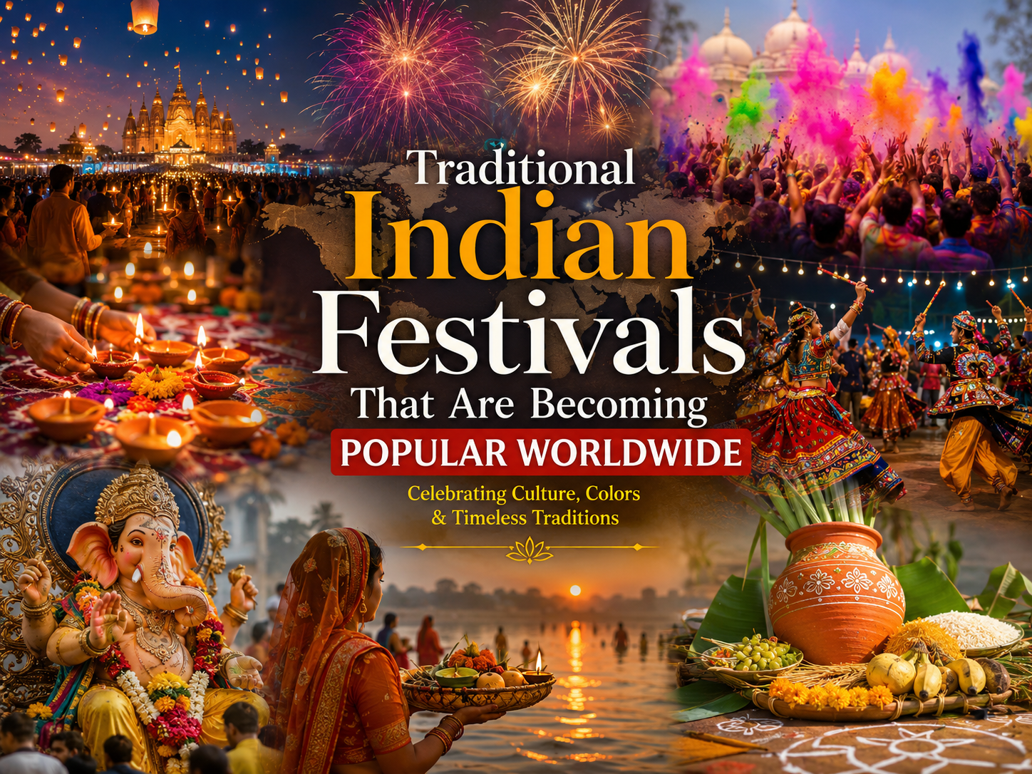 Traditional Indian Festivals That Are Becoming Popular Worldwide