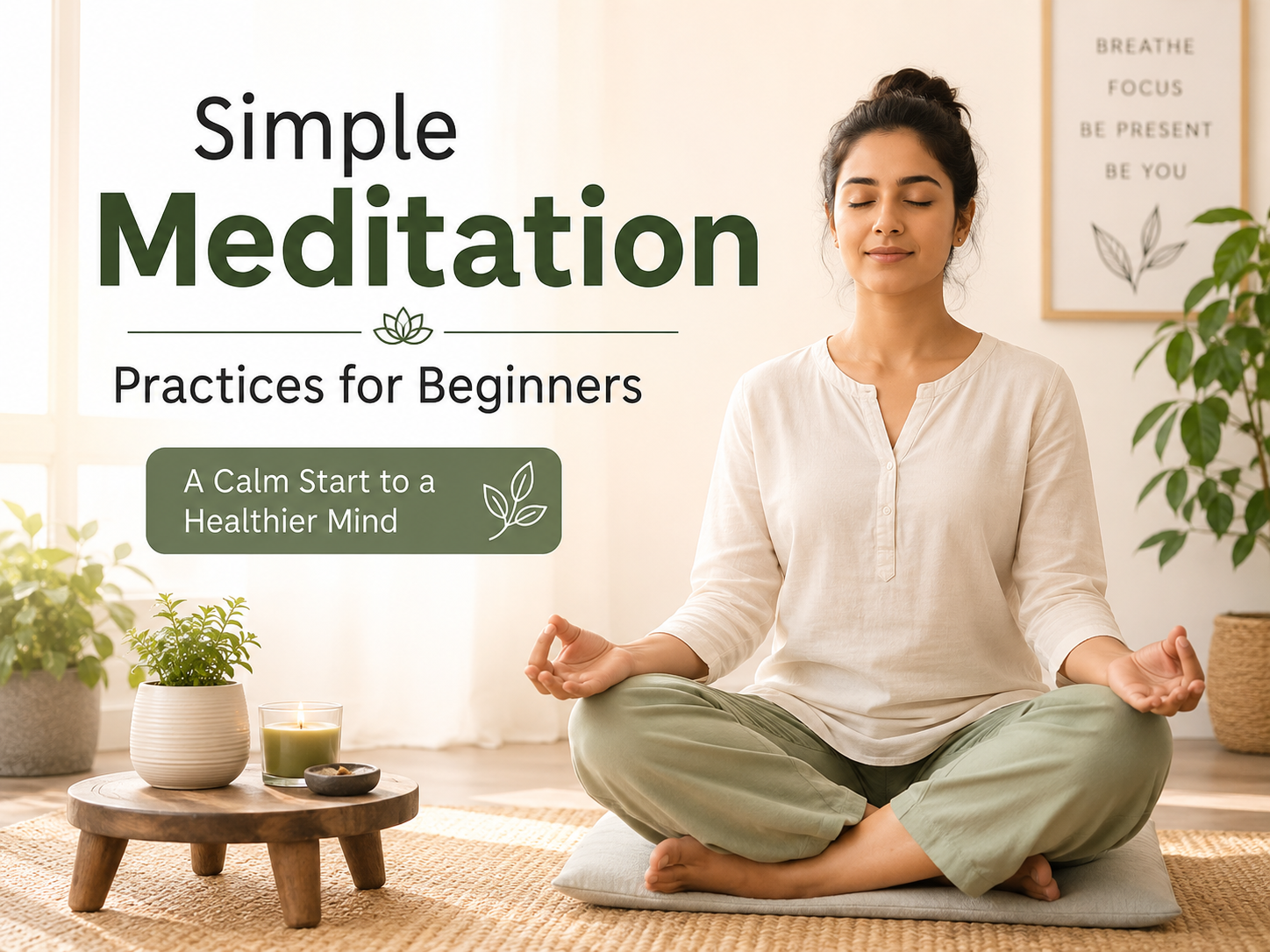 Simple Meditation Practices for Beginners: A Calm Start to a Healthier Mind