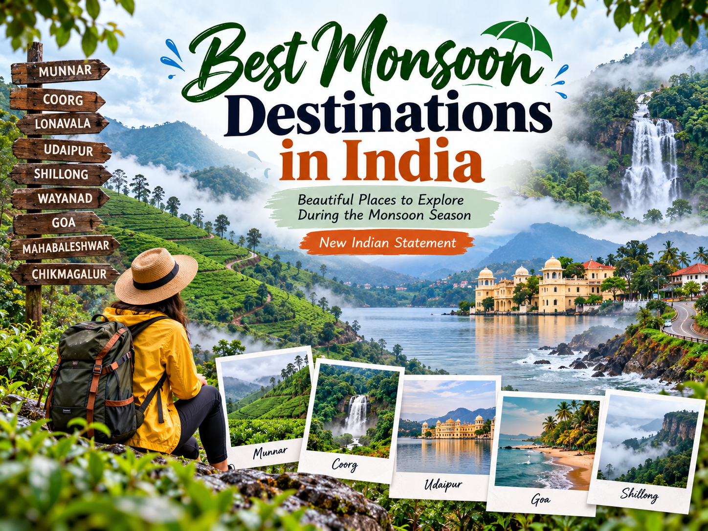 Beautiful Indian Destinations to Explore During the Monsoon Season